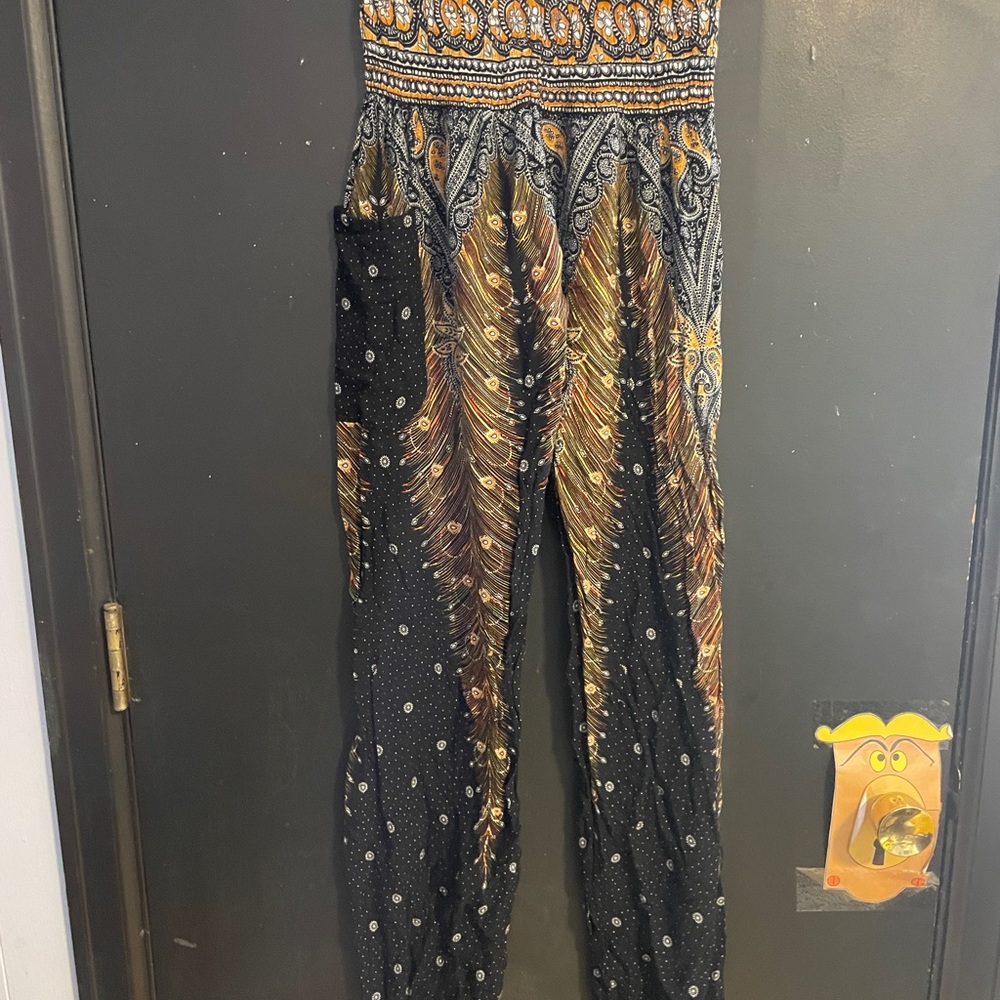 Bohemian Black and Gold pants